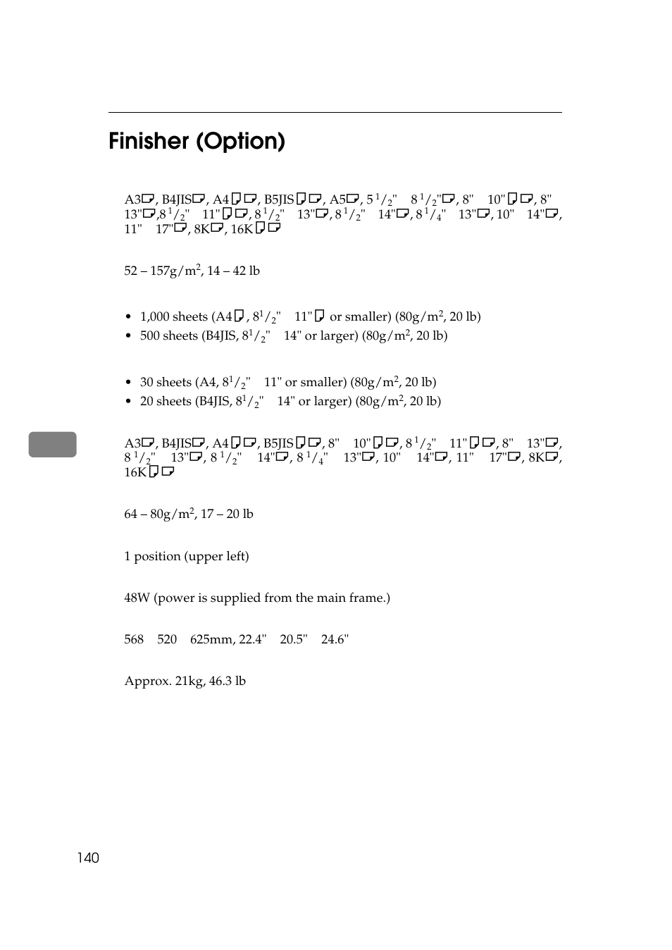 6finisher (option) | Savin 9922DP User Manual | Page 151 / 163