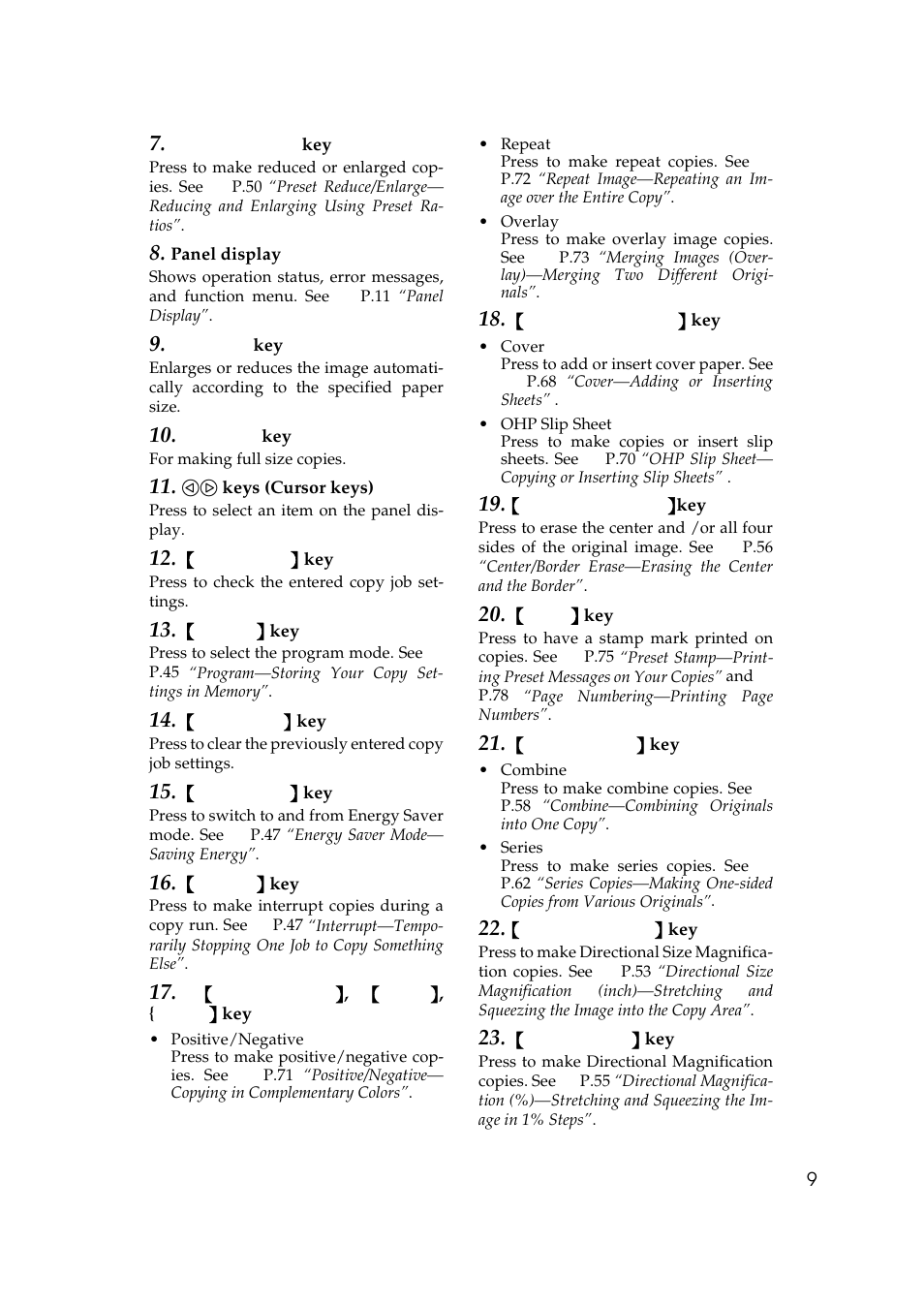 Savin 9922DP User Manual | Page 20 / 163