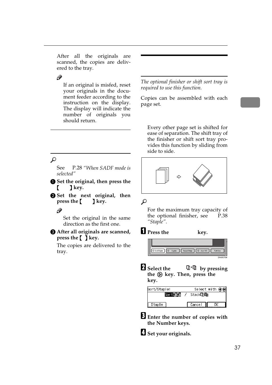 Savin 9922DP User Manual | Page 48 / 163