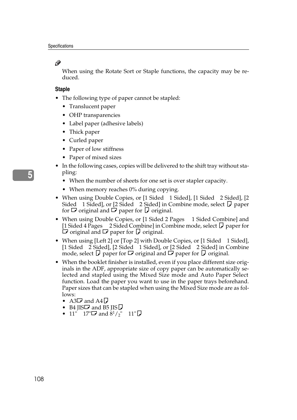 Savin 4045e User Manual | Page 120 / 132