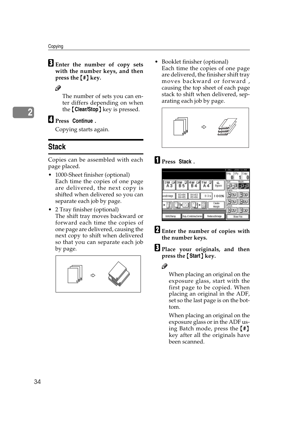 Stack | Savin 4045e User Manual | Page 46 / 132