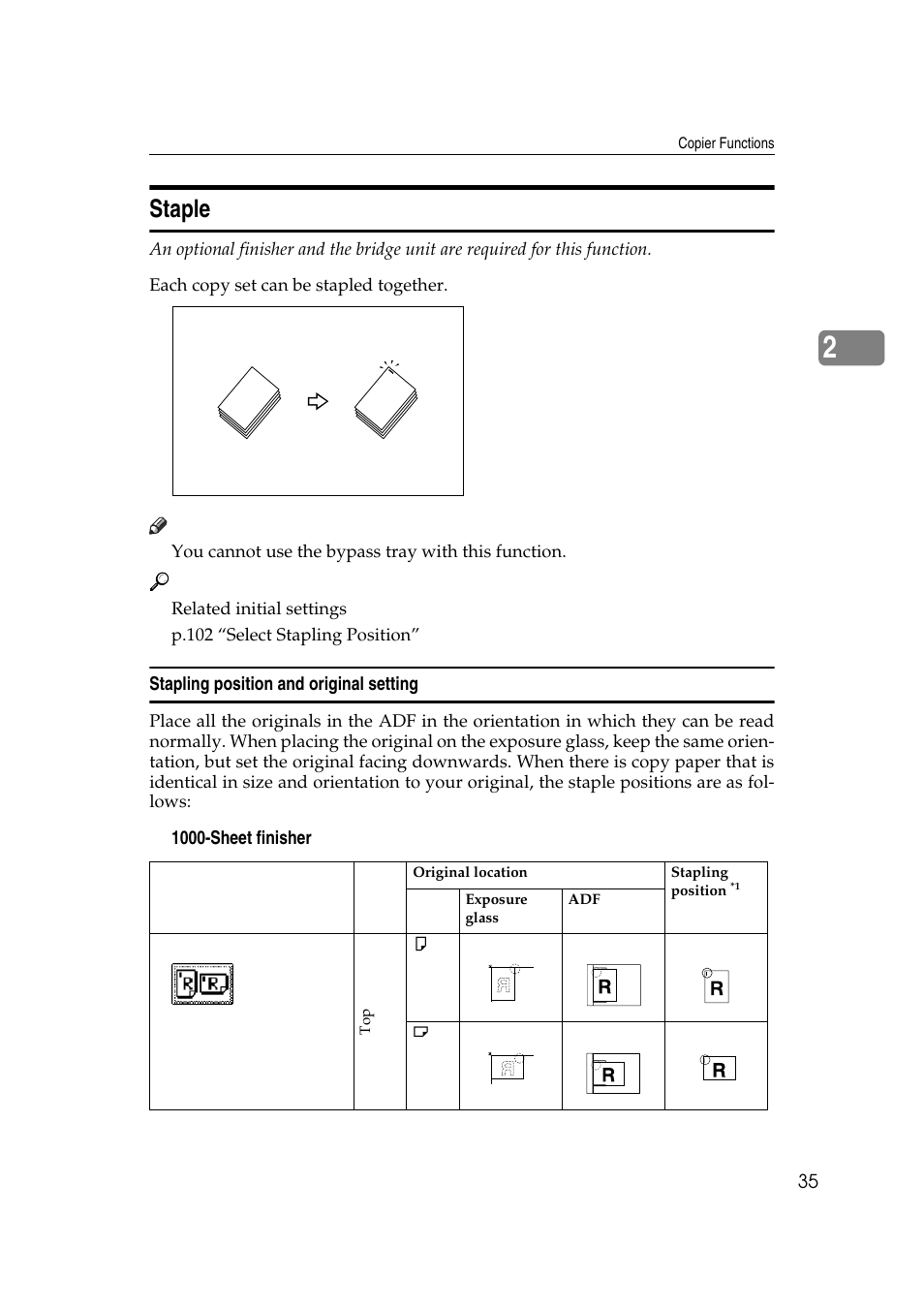 Staple | Savin 4045e User Manual | Page 47 / 132