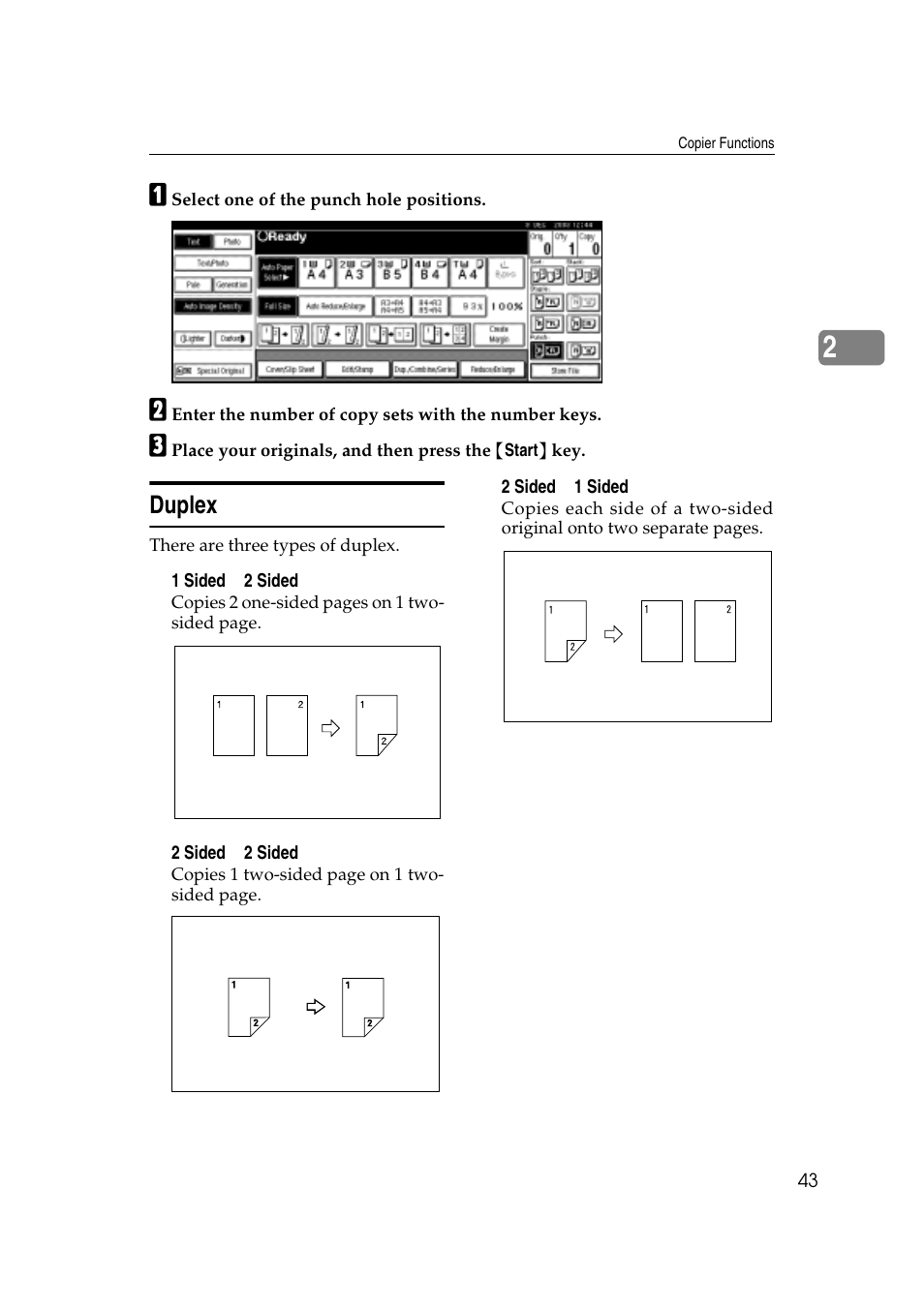 Duplex | Savin 4045e User Manual | Page 55 / 132