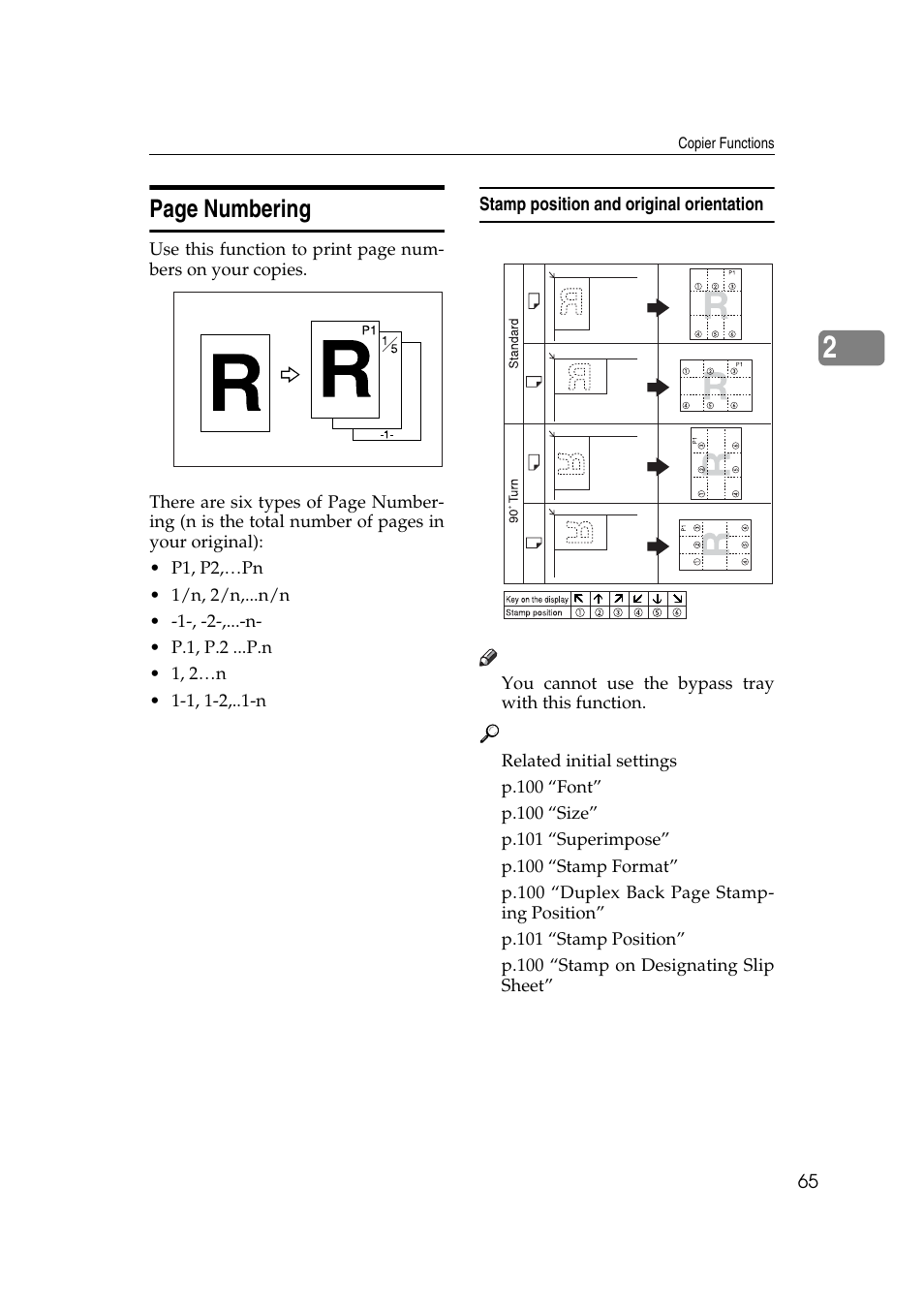 Page numbering | Savin 4045e User Manual | Page 77 / 132