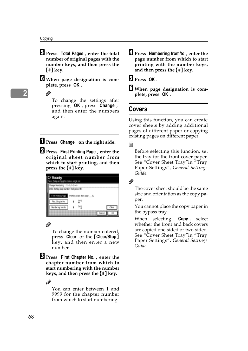 Covers | Savin 4045e User Manual | Page 80 / 132