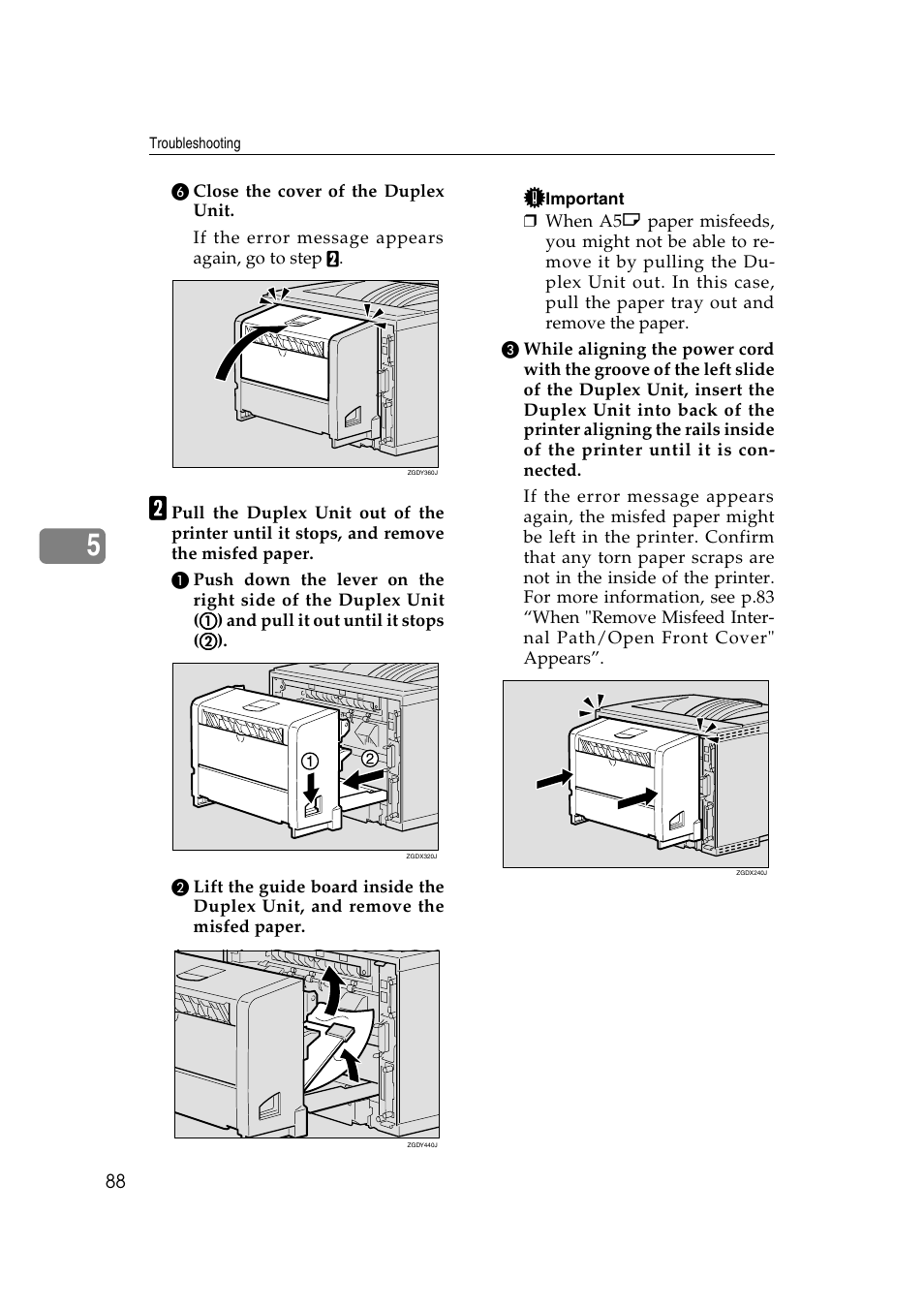 Savin MLP26 User Manual | Page 96 / 180