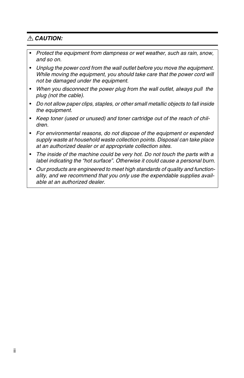 Savin 1502 User Manual | Page 6 / 102