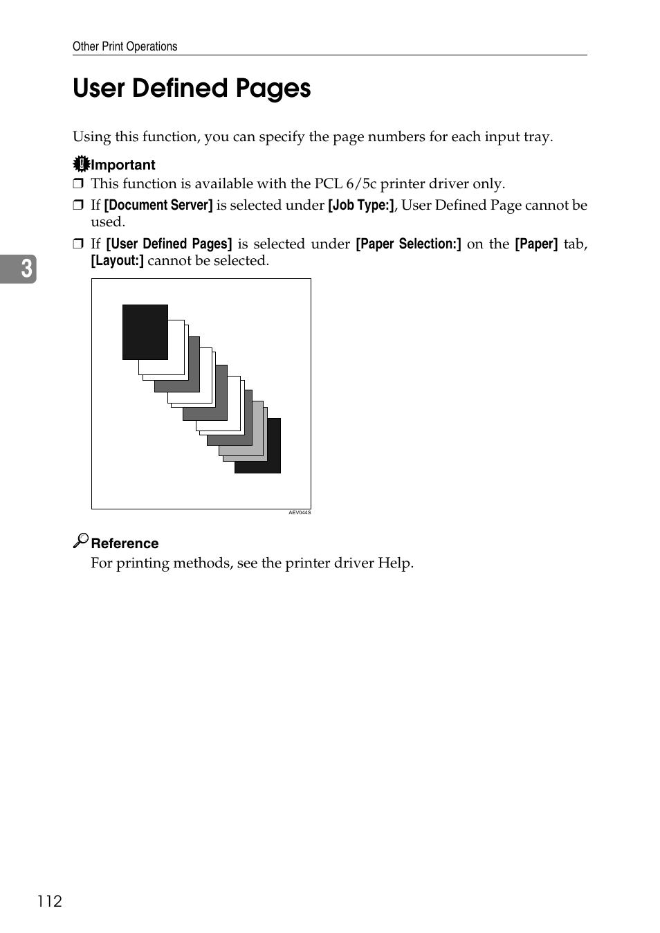 3user defined pages | Savin C4540 User Manual | Page 120 / 167
