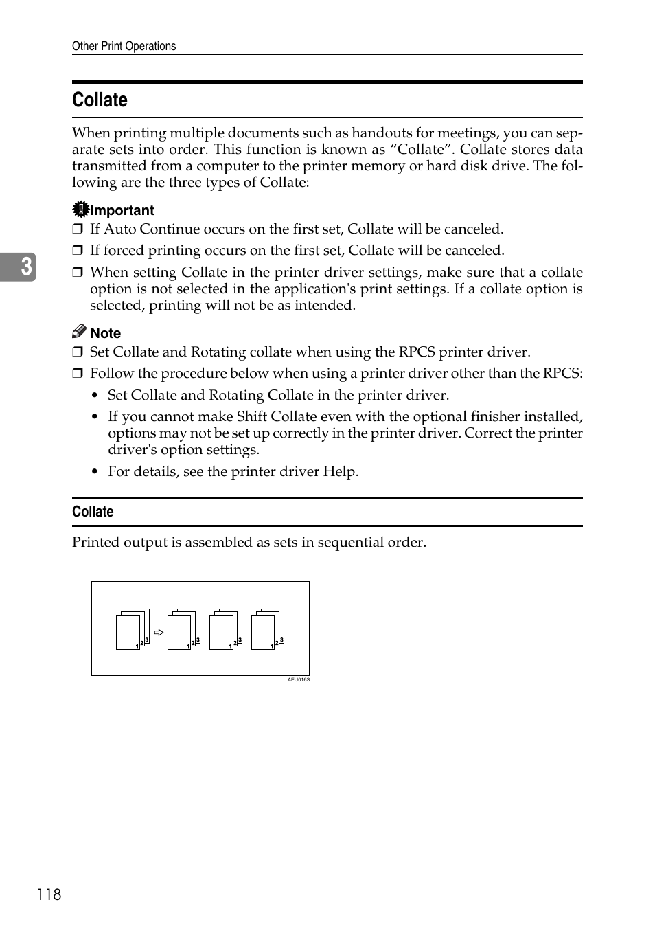 Collate | Savin C4540 User Manual | Page 126 / 167