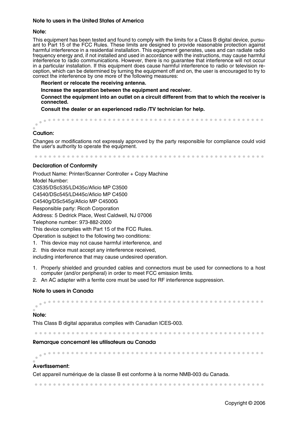 Savin C4540 User Manual | Page 166 / 167