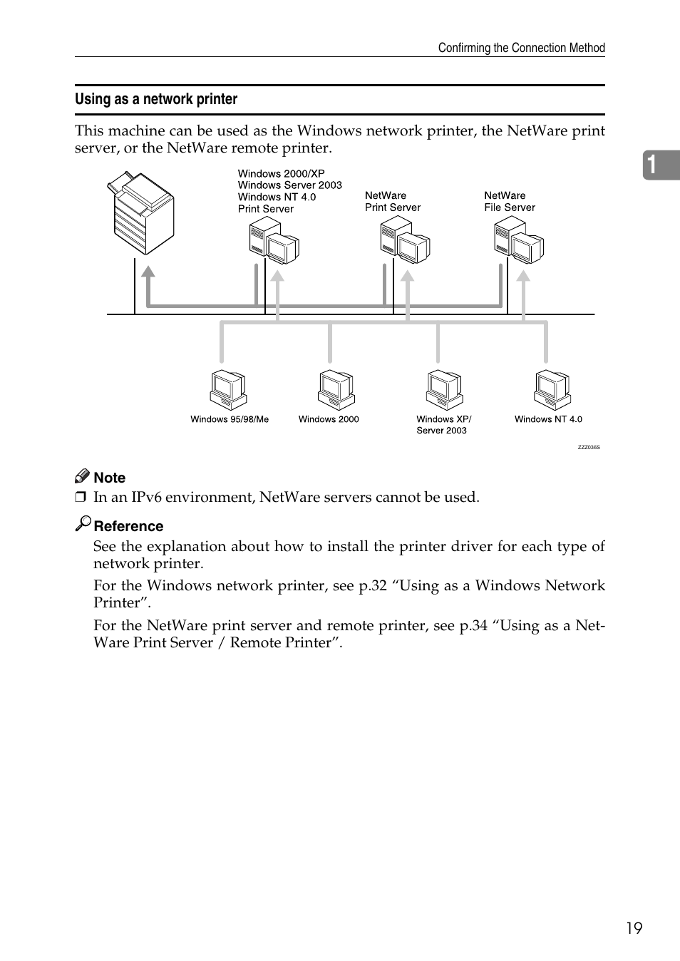 Using as a network printer | Savin C4540 User Manual | Page 27 / 167