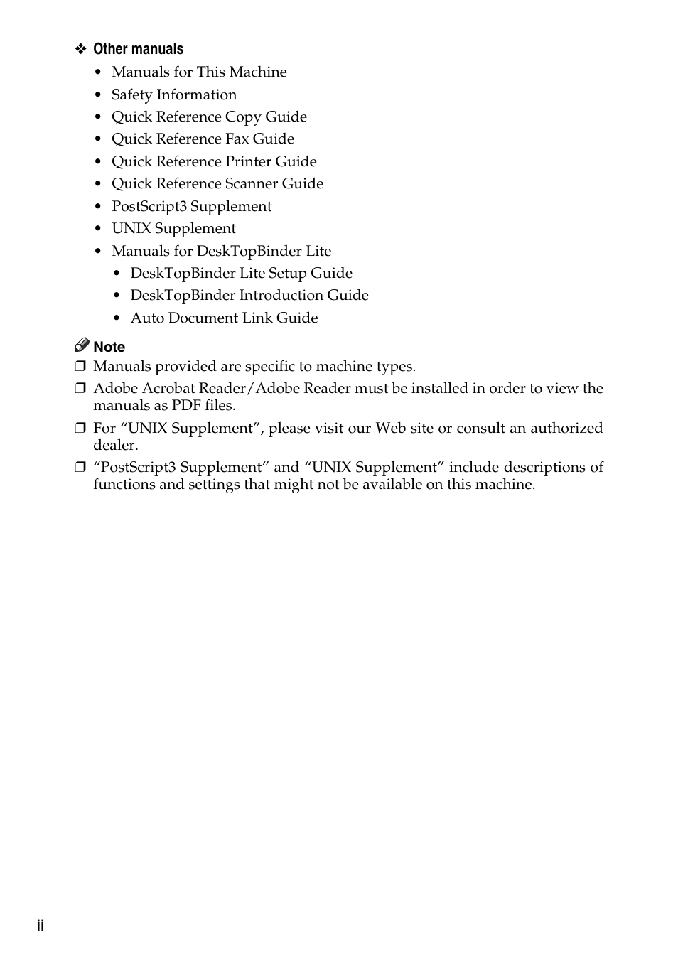Savin C4540 User Manual | Page 4 / 167