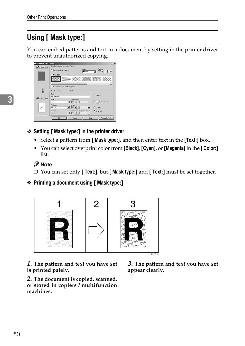 Using [ mask type | Savin C4540 User Manual | Page 88 / 167