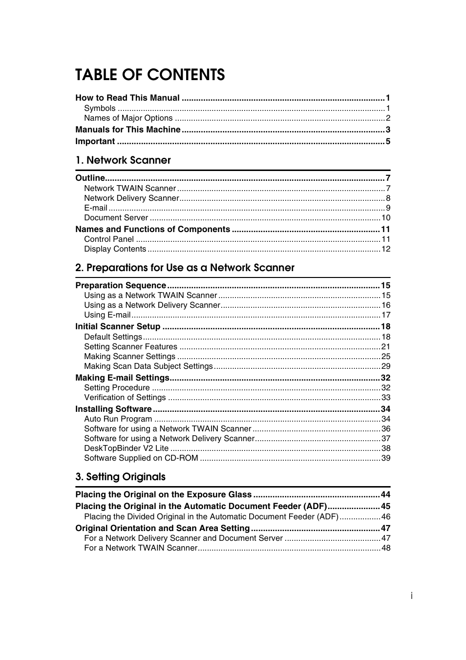 Savin 1232 User Manual | Page 3 / 108