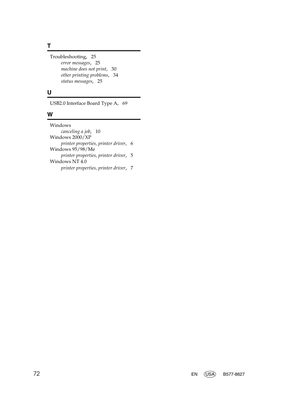 Savin 2027 User Manual | Page 76 / 78