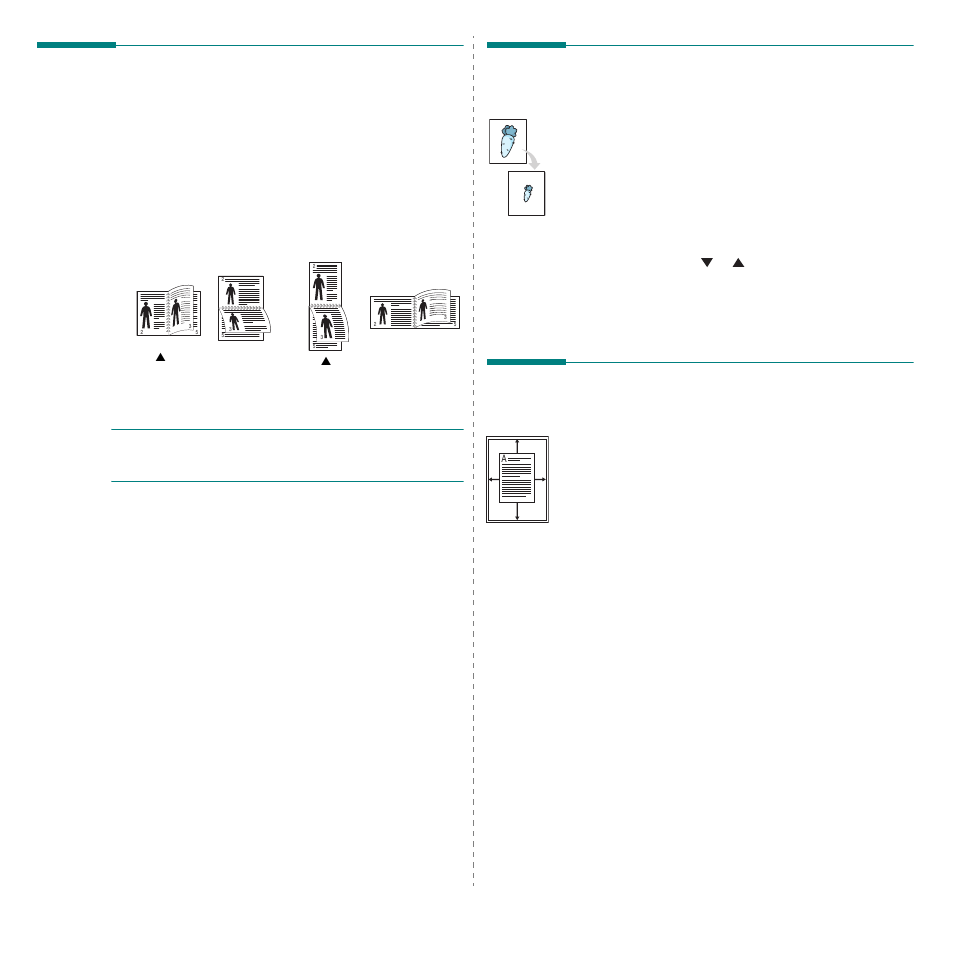 Printing on both sides of paper, Printing a reduced or enlarged document, Fitting your document to a selected paper size | Printing a reduced or enlarged document” on | Savin SP 3300 Series User Manual | Page 65 / 101