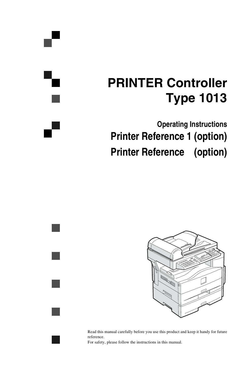 Savin 1013 User Manual | 90 pages