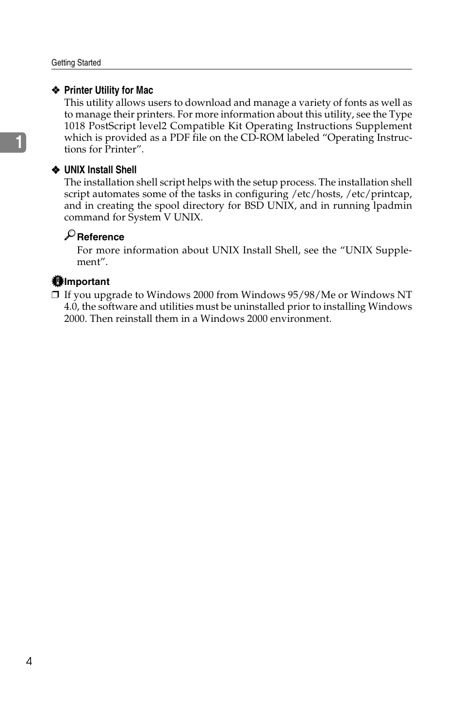 Savin 1013 User Manual | Page 12 / 90