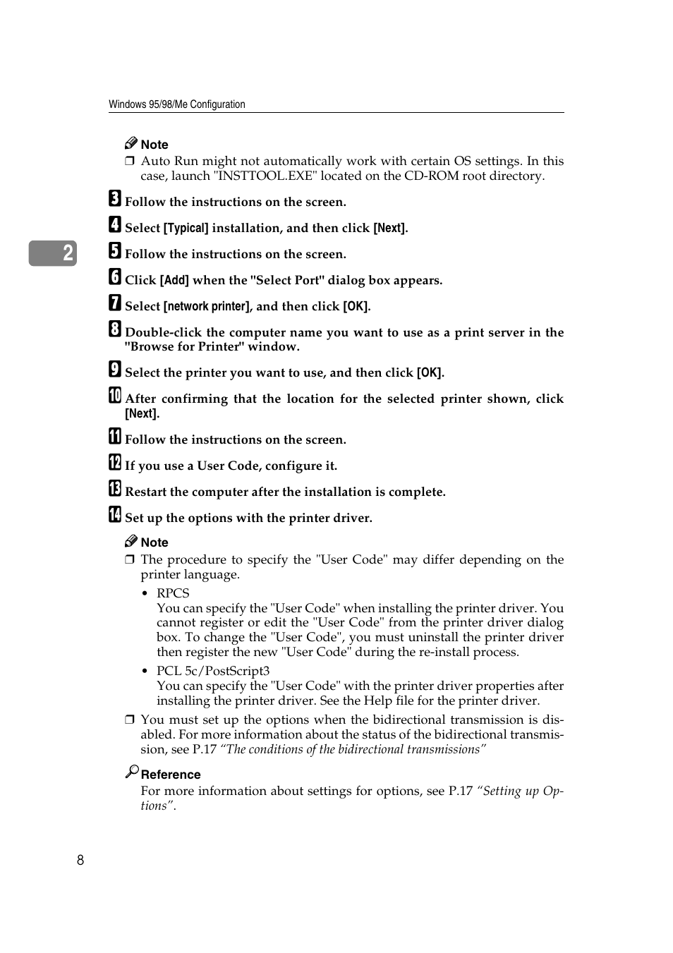 Savin SLP 38c SLP38C User Manual | Page 14 / 54