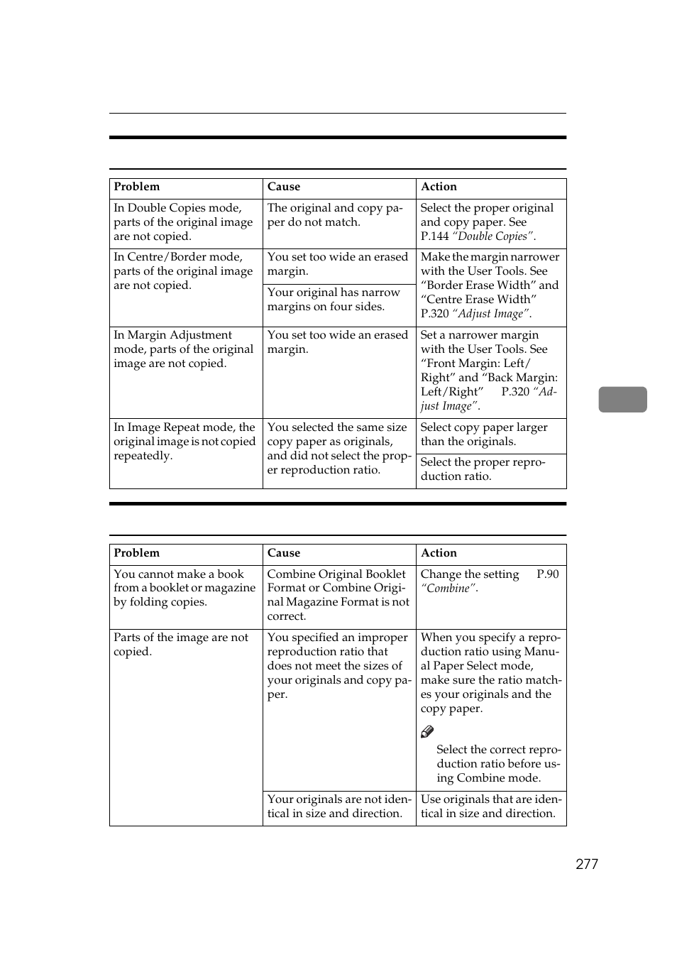 Adjust image combine | Savin 25105 User Manual | Page 14 / 91