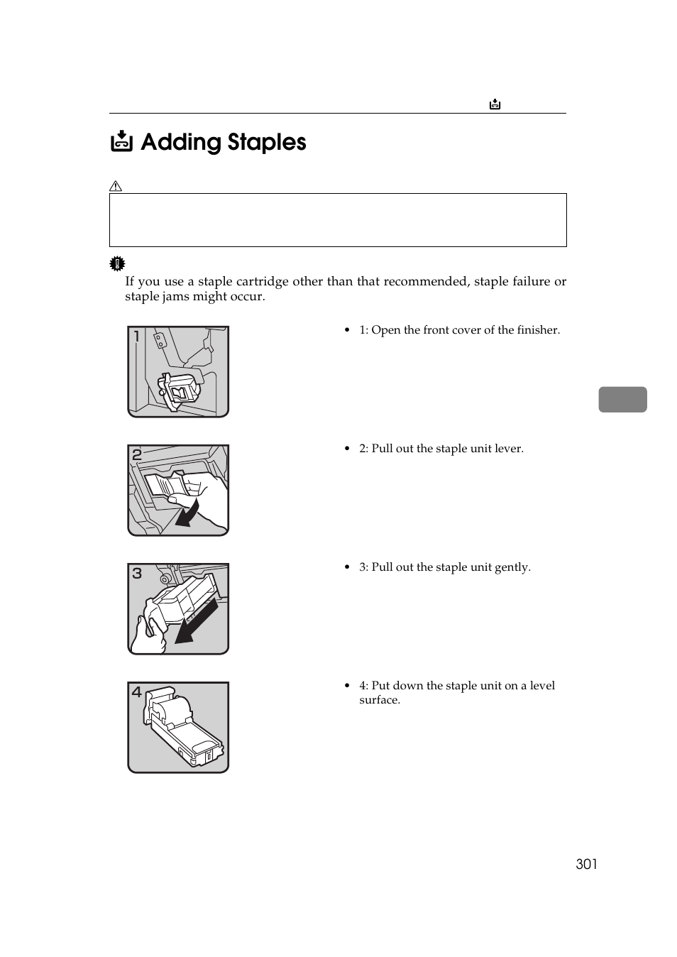 5d adding staples | Savin 25105 User Manual | Page 38 / 91