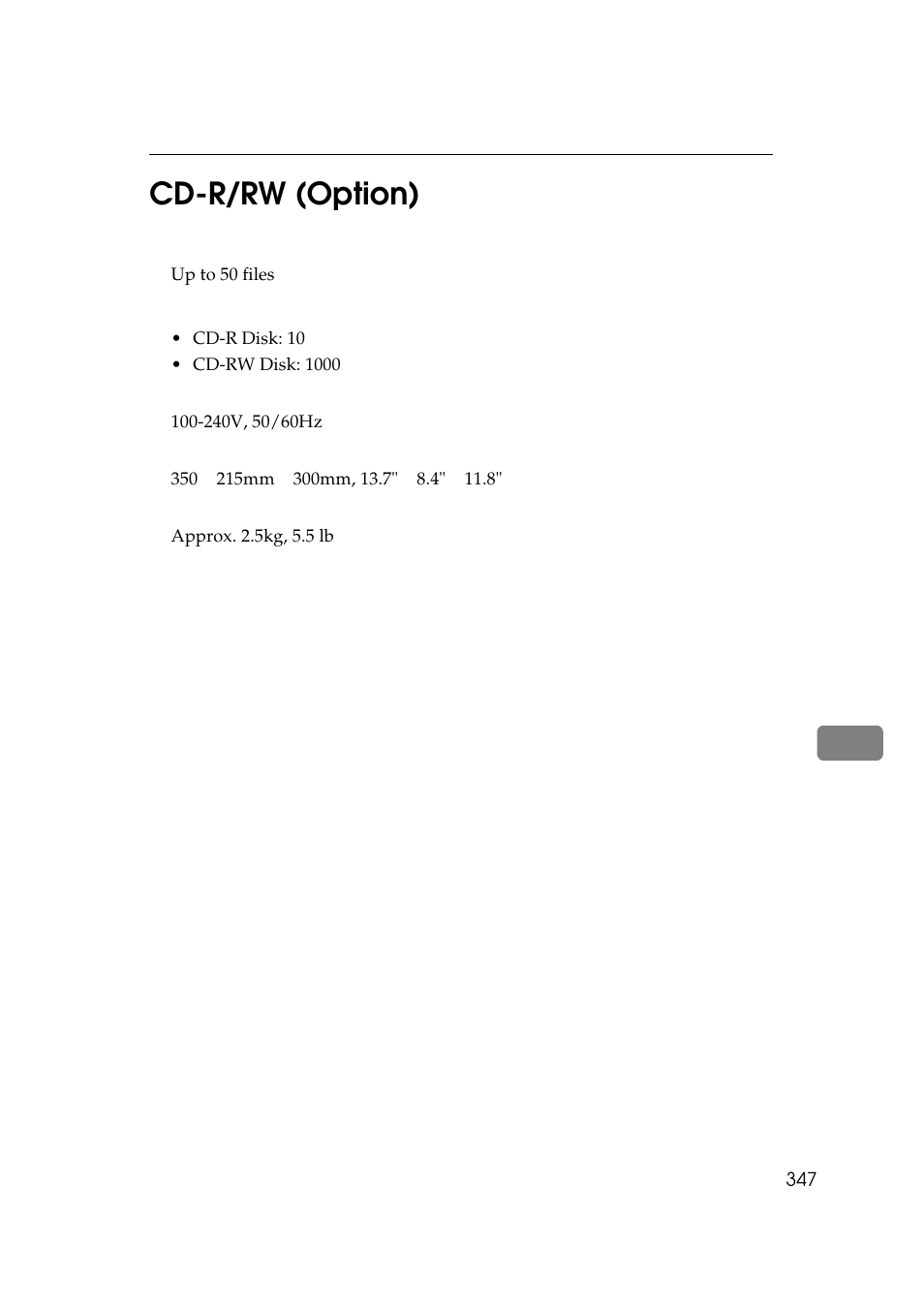 8cd-r/rw (option) | Savin 25105 User Manual | Page 84 / 91