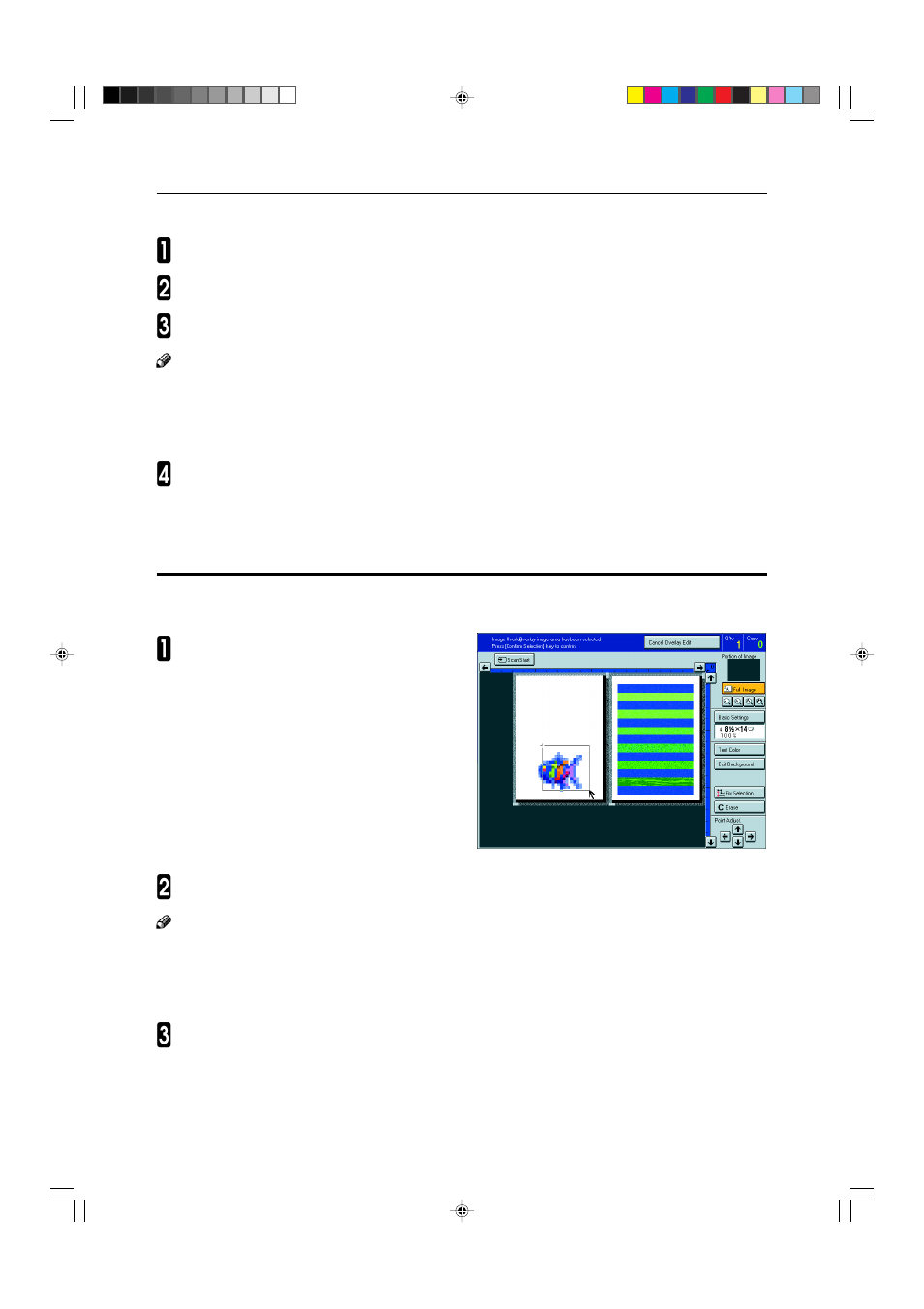 Basic settings—changing job settings, Color creation | Savin SDC410 User Manual | Page 137 / 137