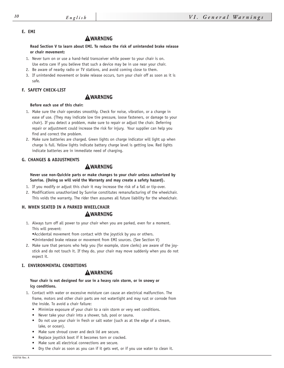 Sunrise Medical Aspire F11 User Manual | Page 11 / 108