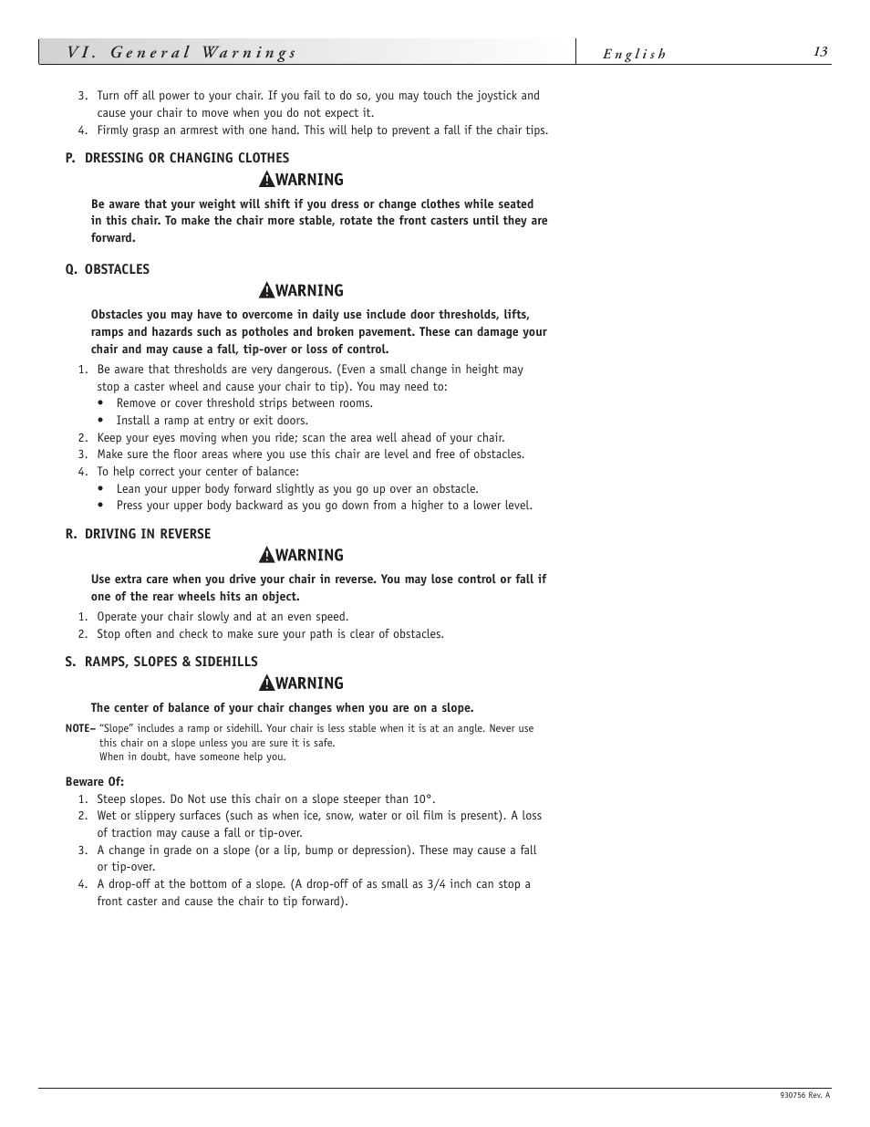 Sunrise Medical Aspire F11 User Manual | Page 14 / 108