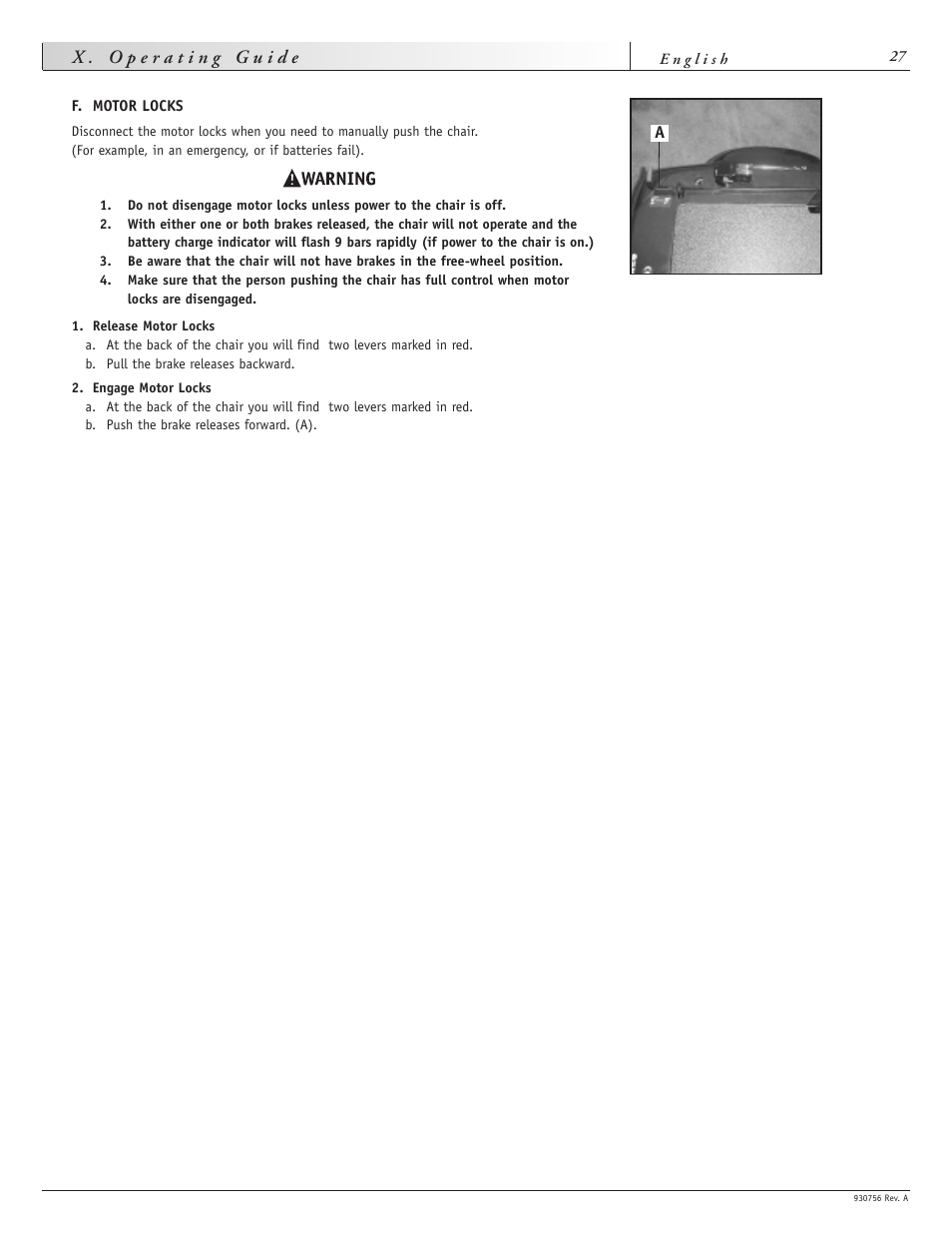 Sunrise Medical Aspire F11 User Manual | Page 28 / 108