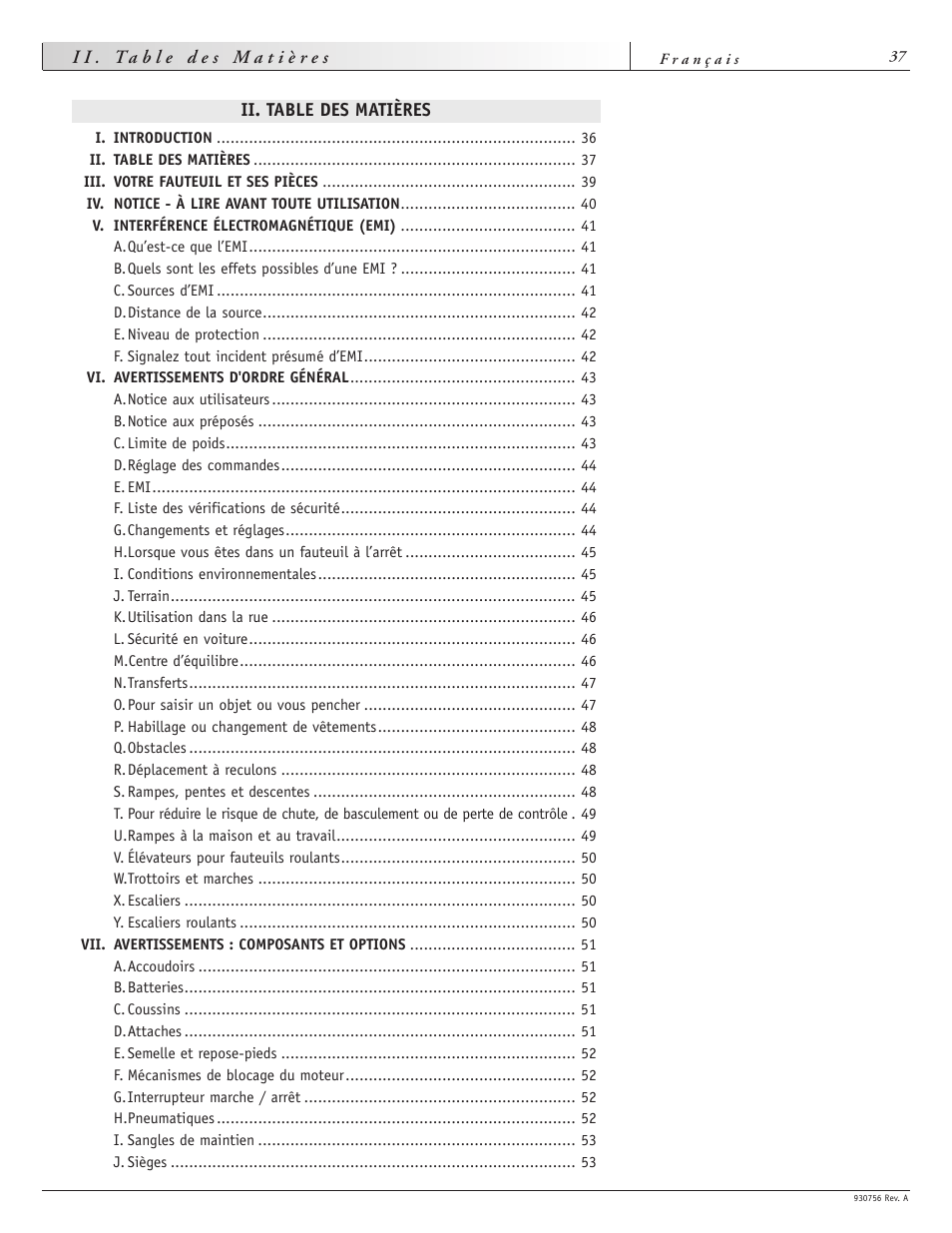 Sunrise Medical Aspire F11 User Manual | Page 38 / 108