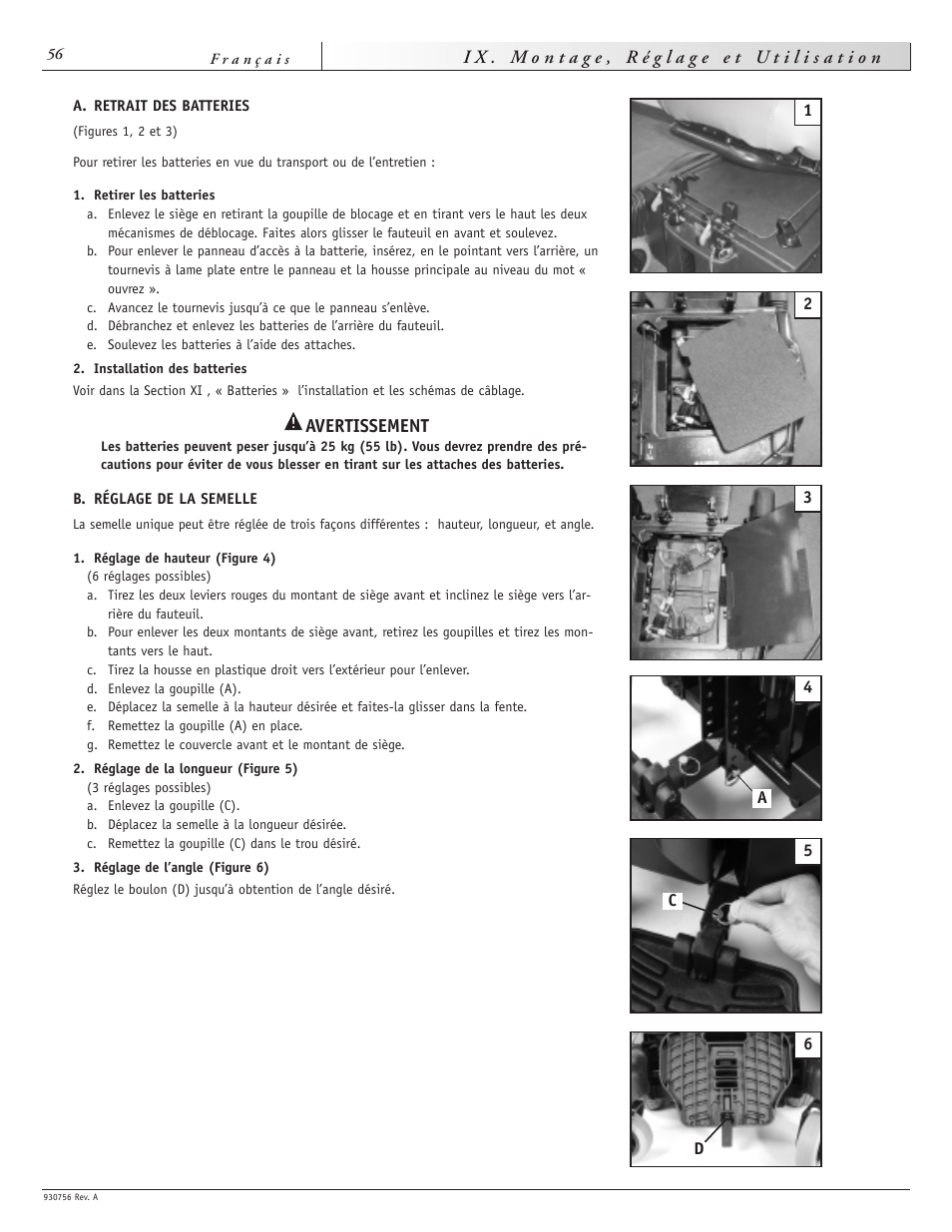 Sunrise Medical Aspire F11 User Manual | Page 57 / 108