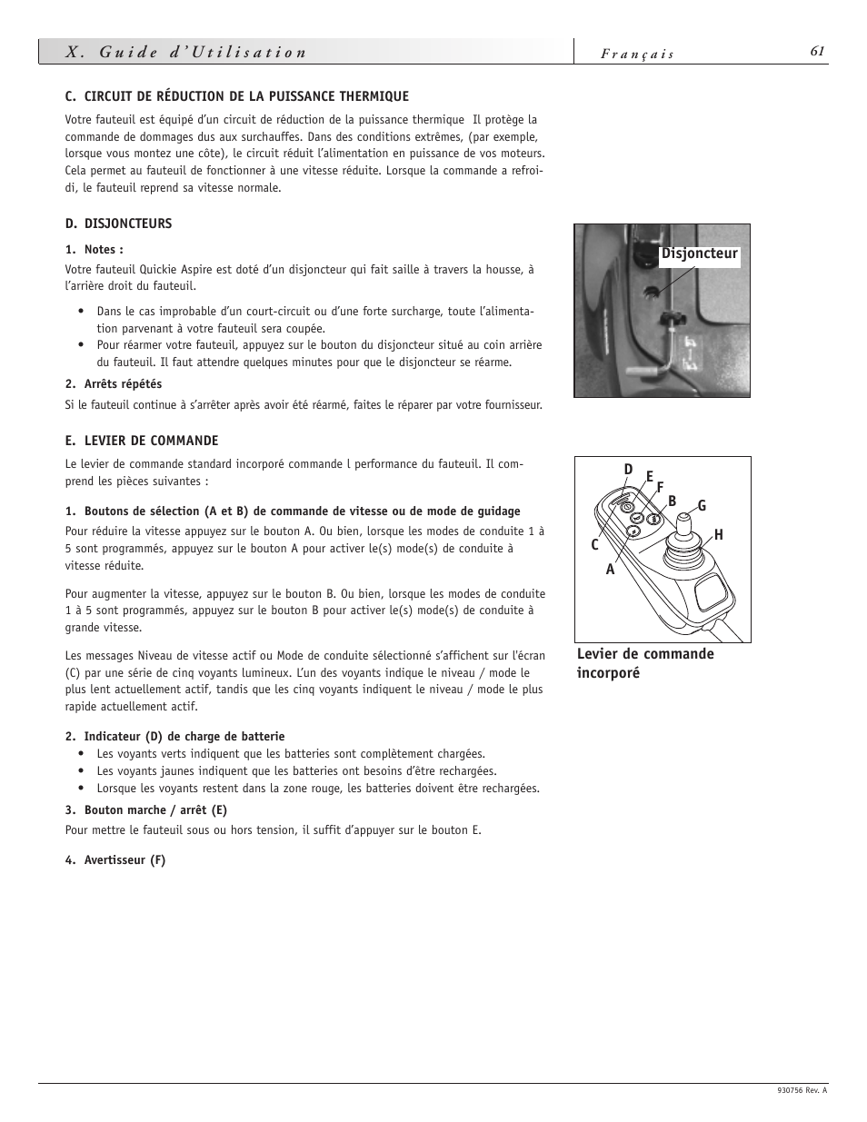 Sunrise Medical Aspire F11 User Manual | Page 62 / 108