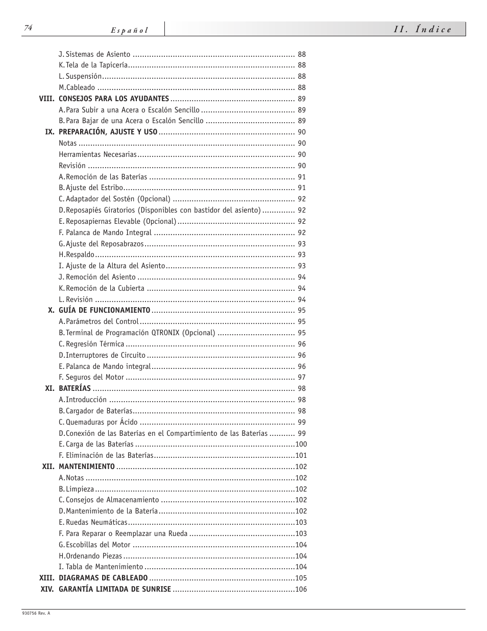 Sunrise Medical Aspire F11 User Manual | Page 75 / 108