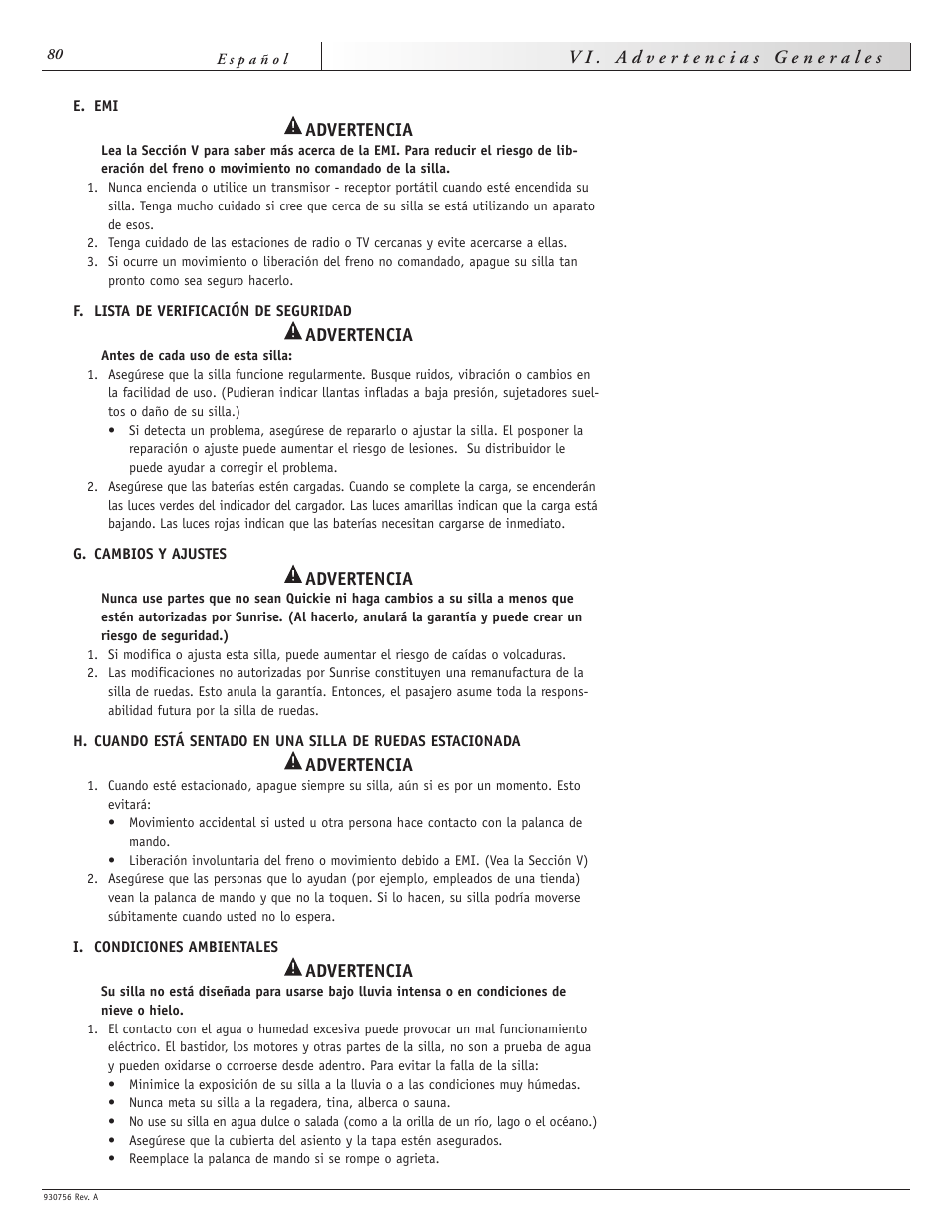 Sunrise Medical Aspire F11 User Manual | Page 81 / 108