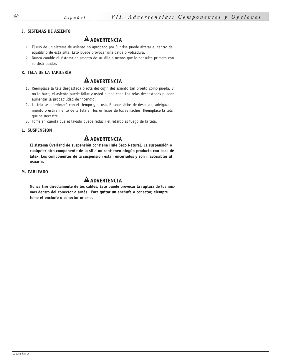 Sunrise Medical Aspire F11 User Manual | Page 89 / 108