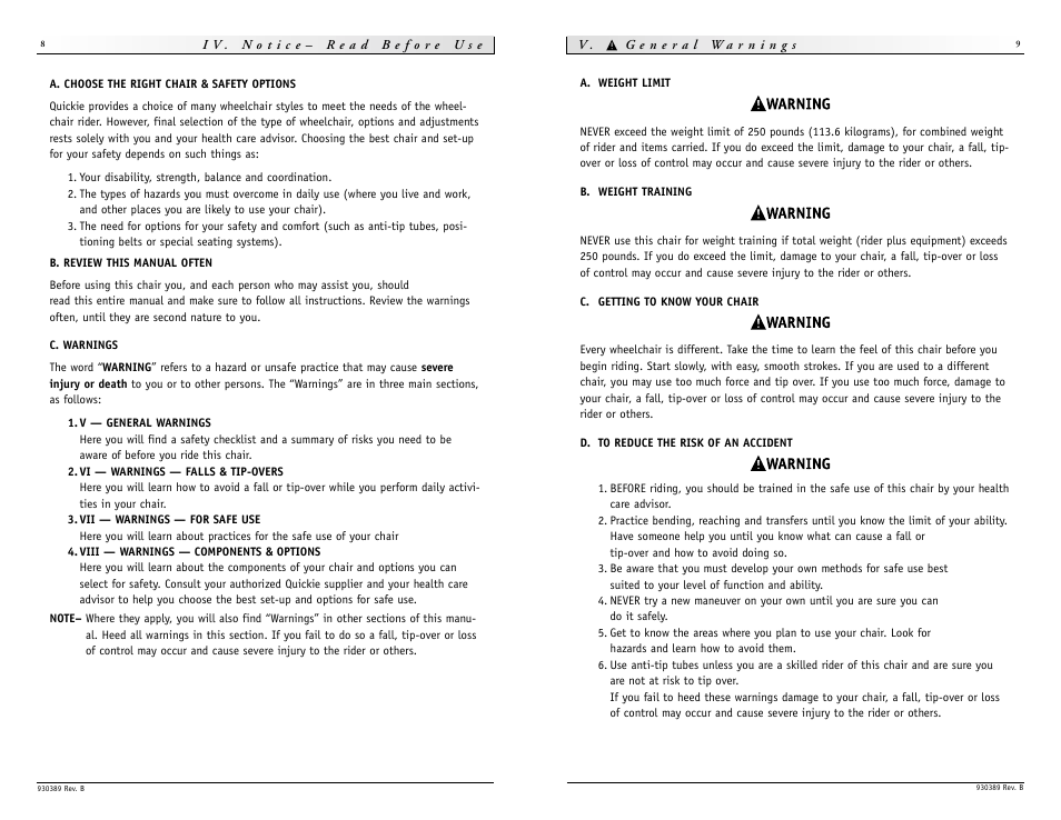 Sunrise Medical Quickie GTi Titanium None User Manual | Page 5 / 21