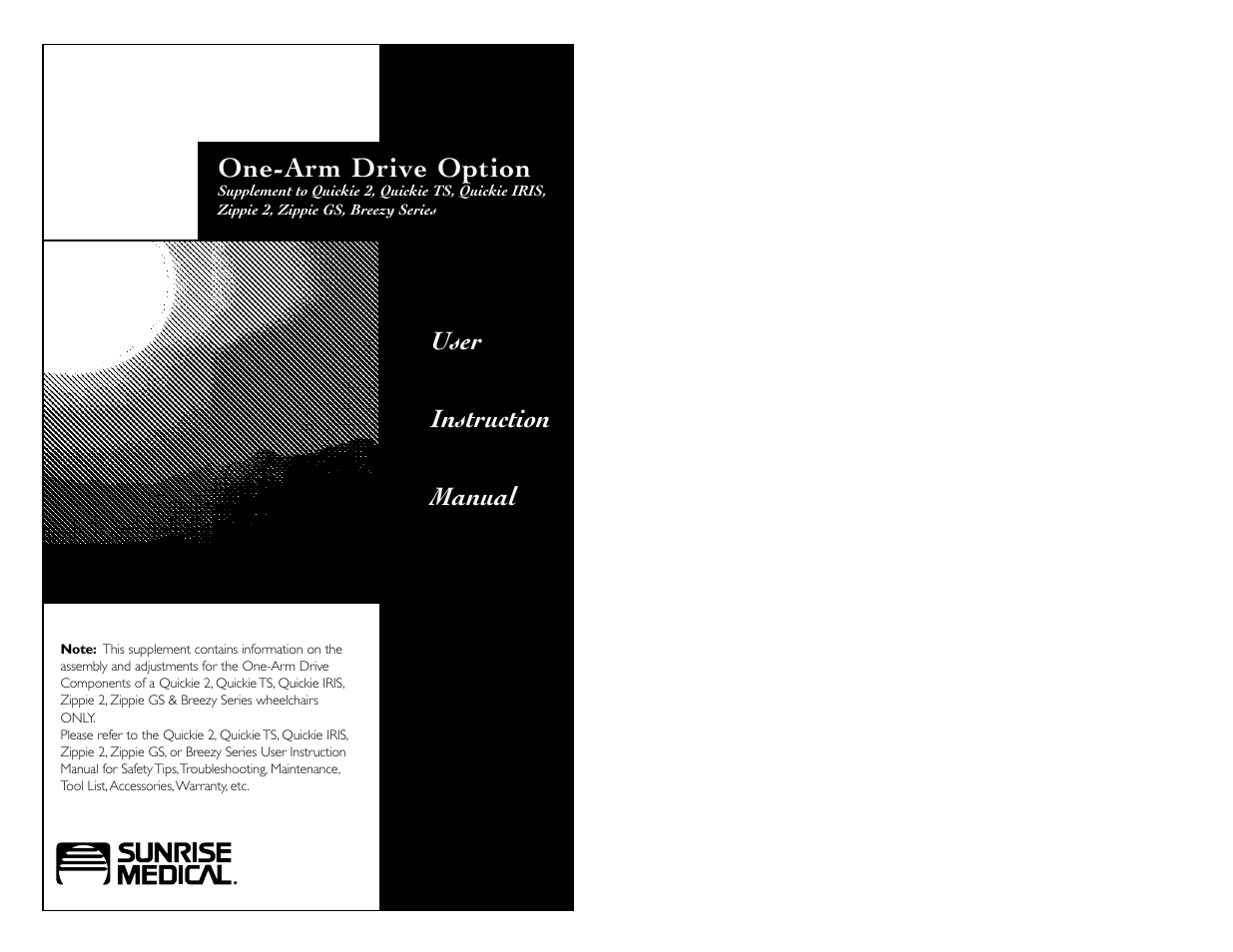 Sunrise Medical One-Arm Drive Quickie TS User Manual | 7 pages