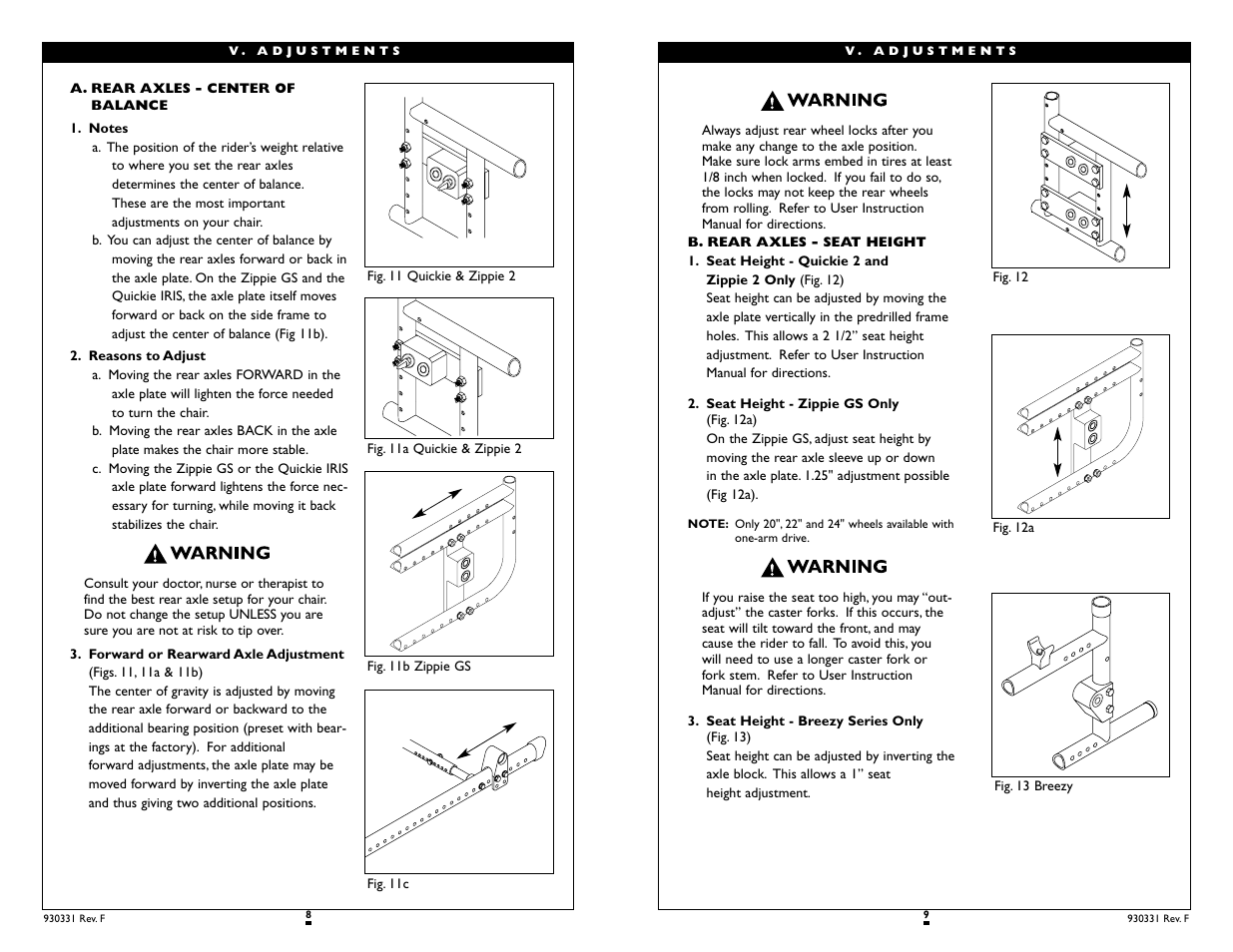 Sunrise Medical One-Arm Drive Quickie TS User Manual | Page 5 / 7