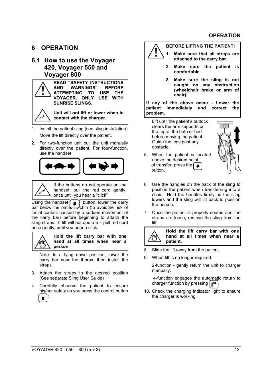 Sunrise Medical Series 550 User Manual | Page 12 / 26