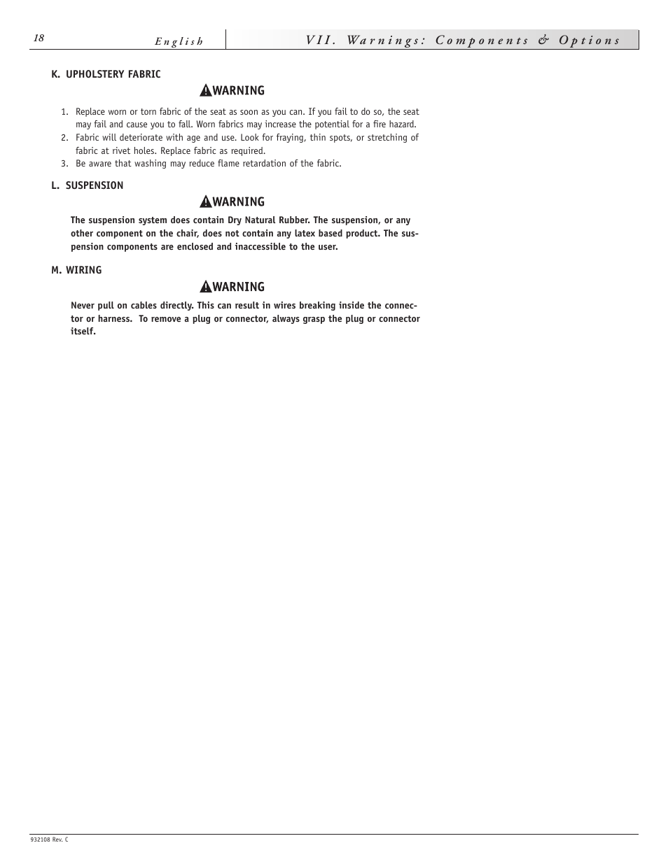 Sunrise Medical QUICKIE S-11 User Manual | Page 18 / 34