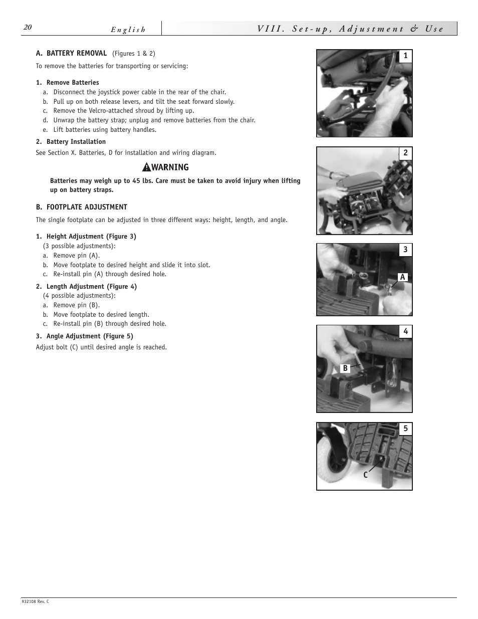 Sunrise Medical QUICKIE S-11 User Manual | Page 20 / 34