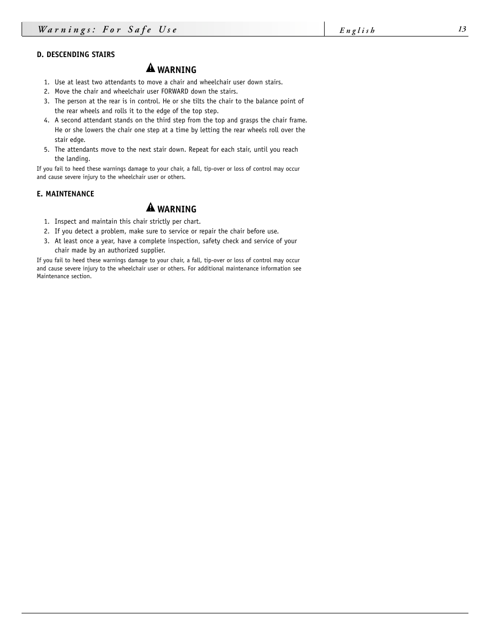 Sunrise Medical 2000 Series User Manual | Page 13 / 88