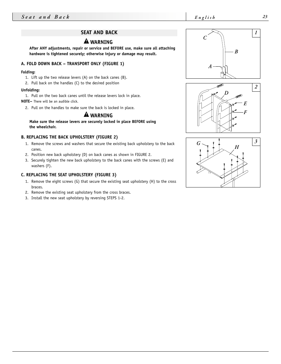 Sunrise Medical 2000 Series User Manual | Page 23 / 88