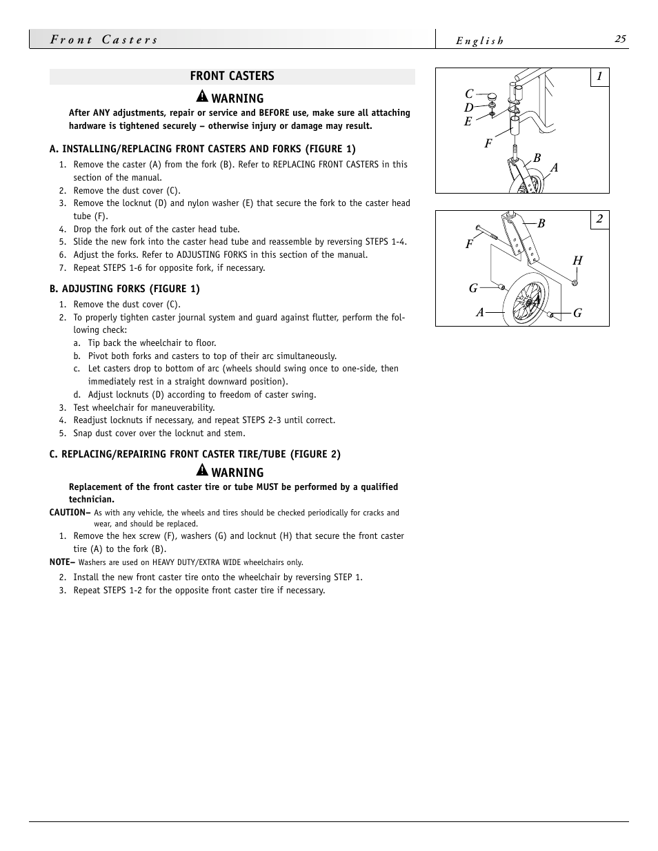 Sunrise Medical 2000 Series User Manual | Page 25 / 88