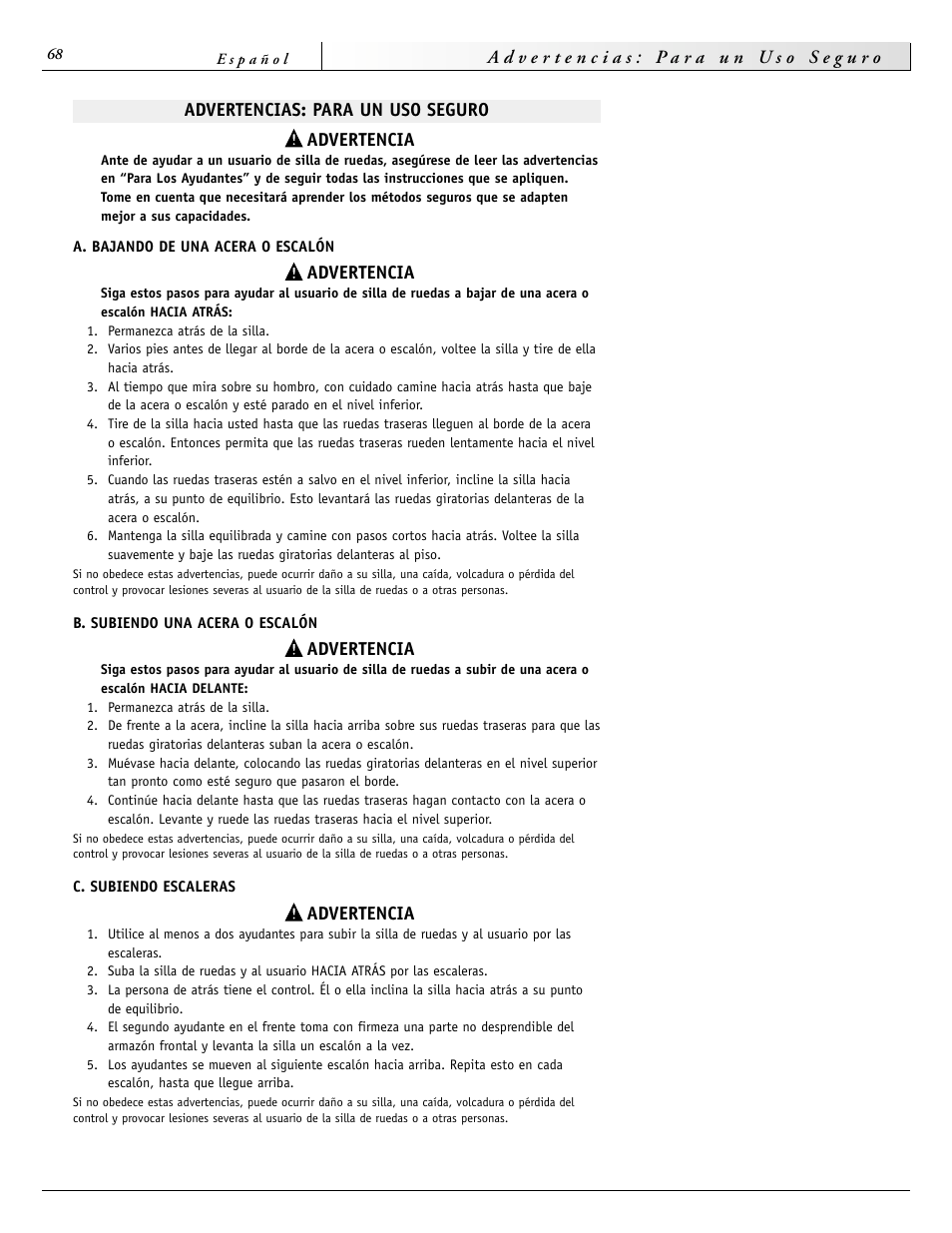 Sunrise Medical 2000 Series User Manual | Page 68 / 88
