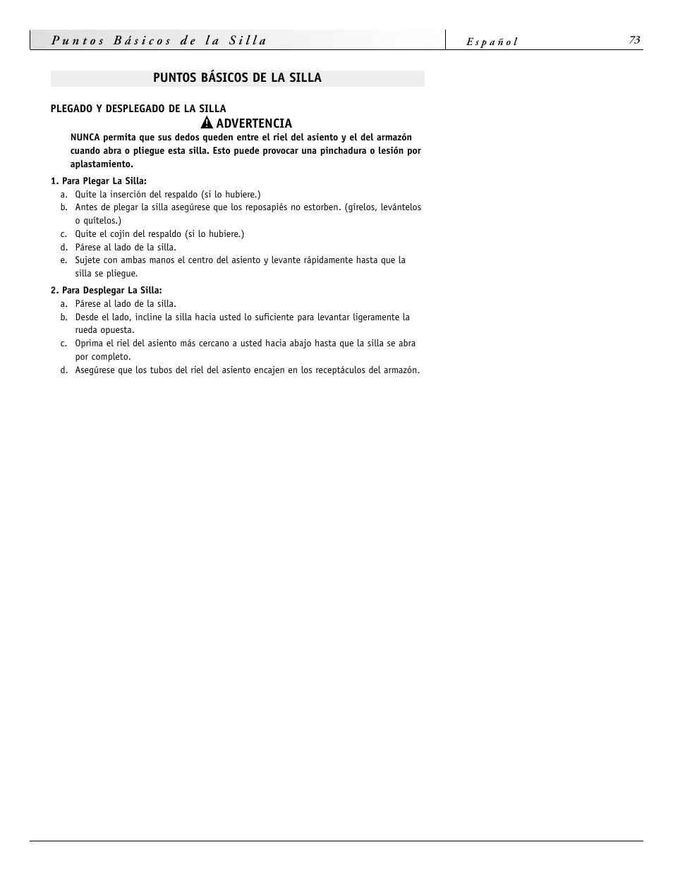 Sunrise Medical 2000 Series User Manual | Page 73 / 88