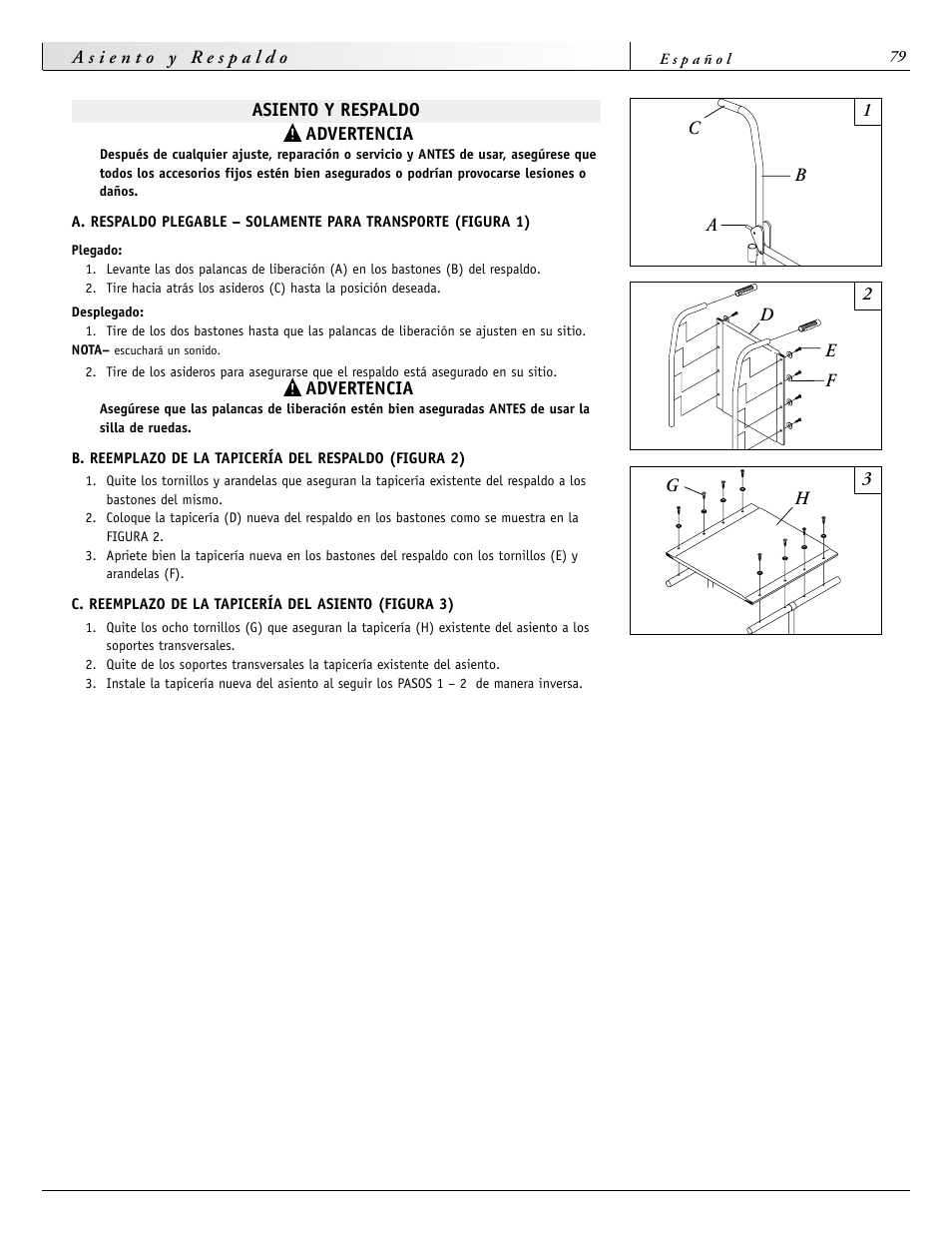 Sunrise Medical 2000 Series User Manual | Page 79 / 88