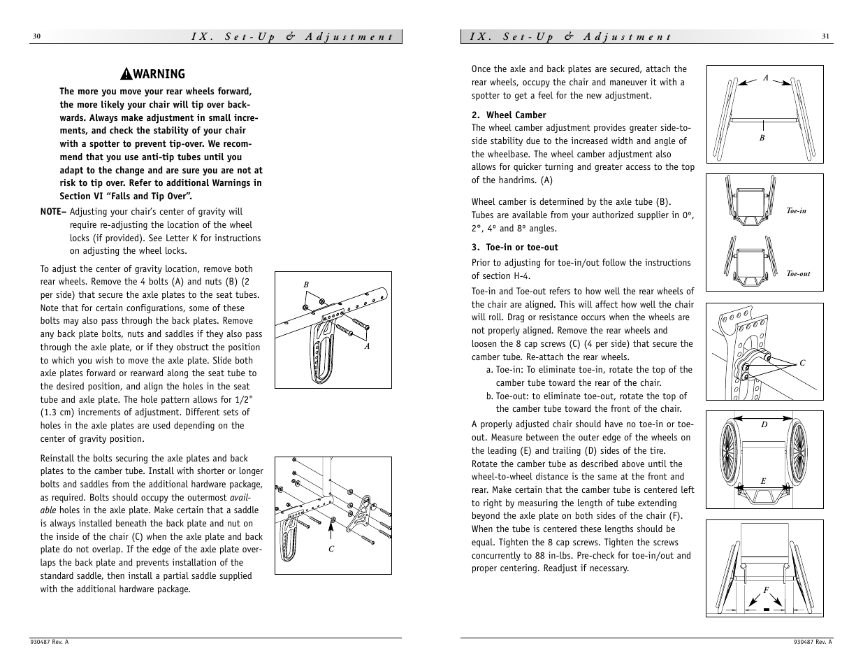 Sunrise Medical Quickie Ti Titanium User Manual | Page 16 / 23