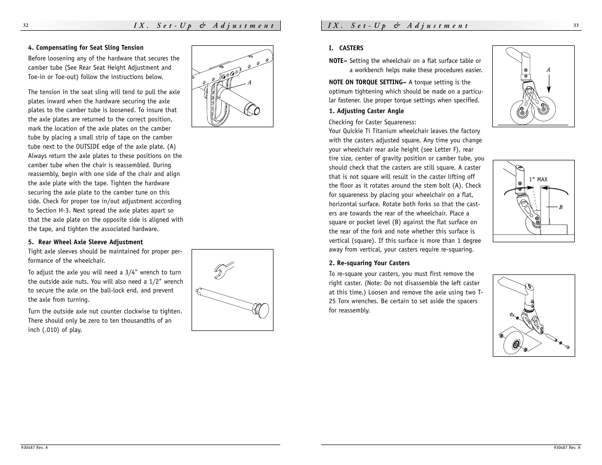 Sunrise Medical Quickie Ti Titanium User Manual | Page 17 / 23